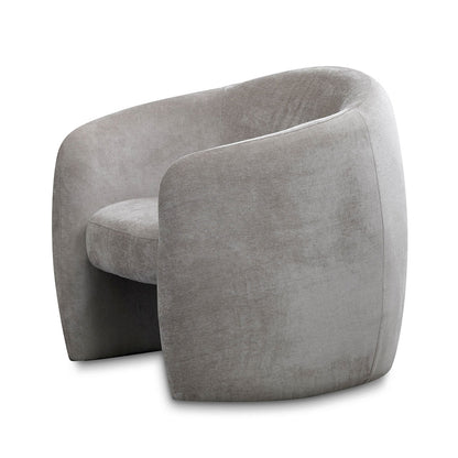 Platinum Grey Fabric Armchair