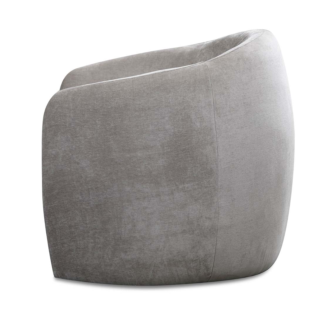 Platinum Grey Fabric Armchair