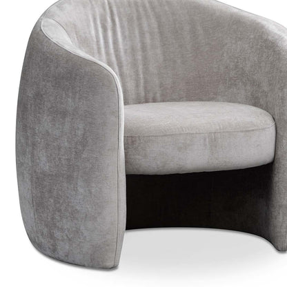 Platinum Grey Fabric Armchair