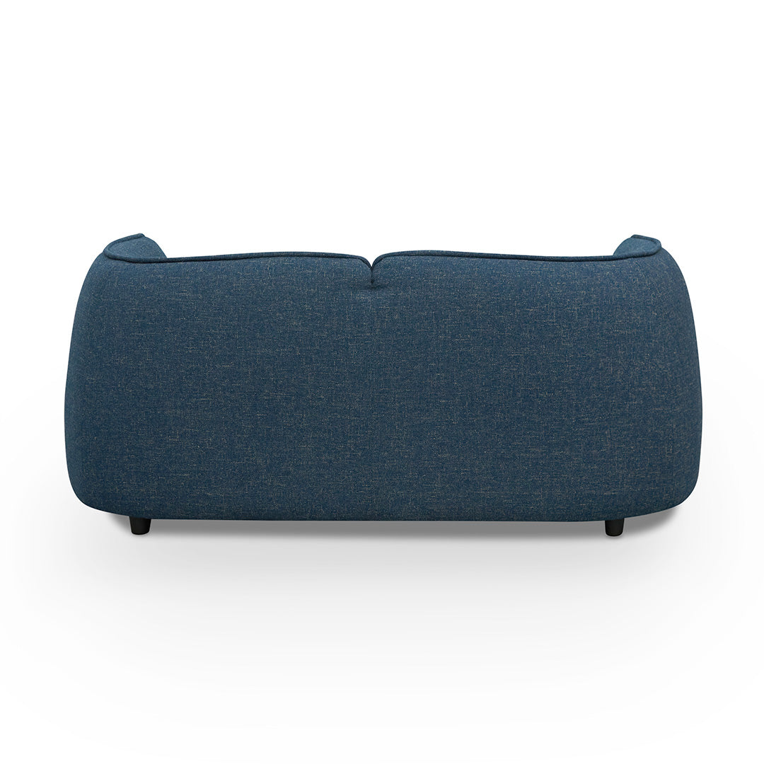 Two-Seater Fabric Sofa - Dark Blue