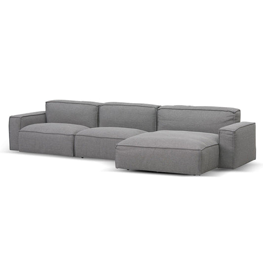 Right Chaise Sofa - Graphite Grey