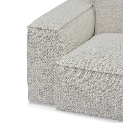 Left Chaise Fabric Sofa - Fog Grey