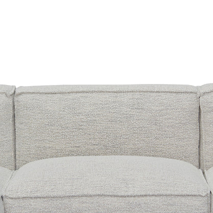 Left Chaise Fabric Sofa - Fog Grey