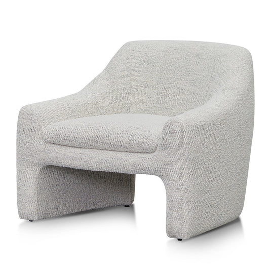 Fog Grey Fabric Archair