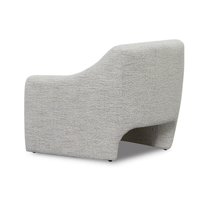 Fog Grey Fabric Archair