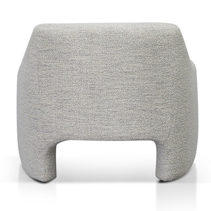 Fog Grey Fabric Archair