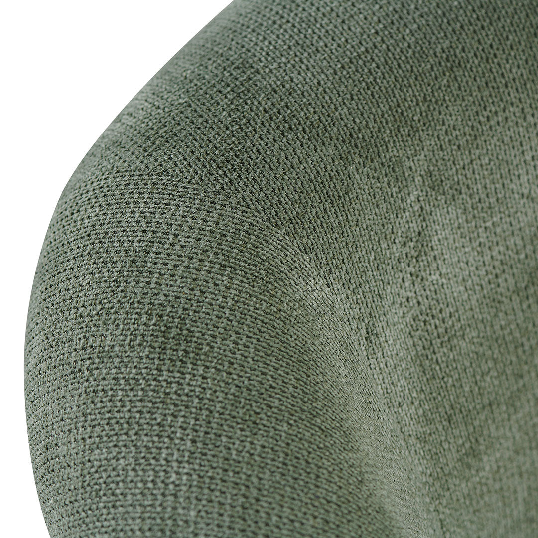 Thyme Green Fabric Armchair