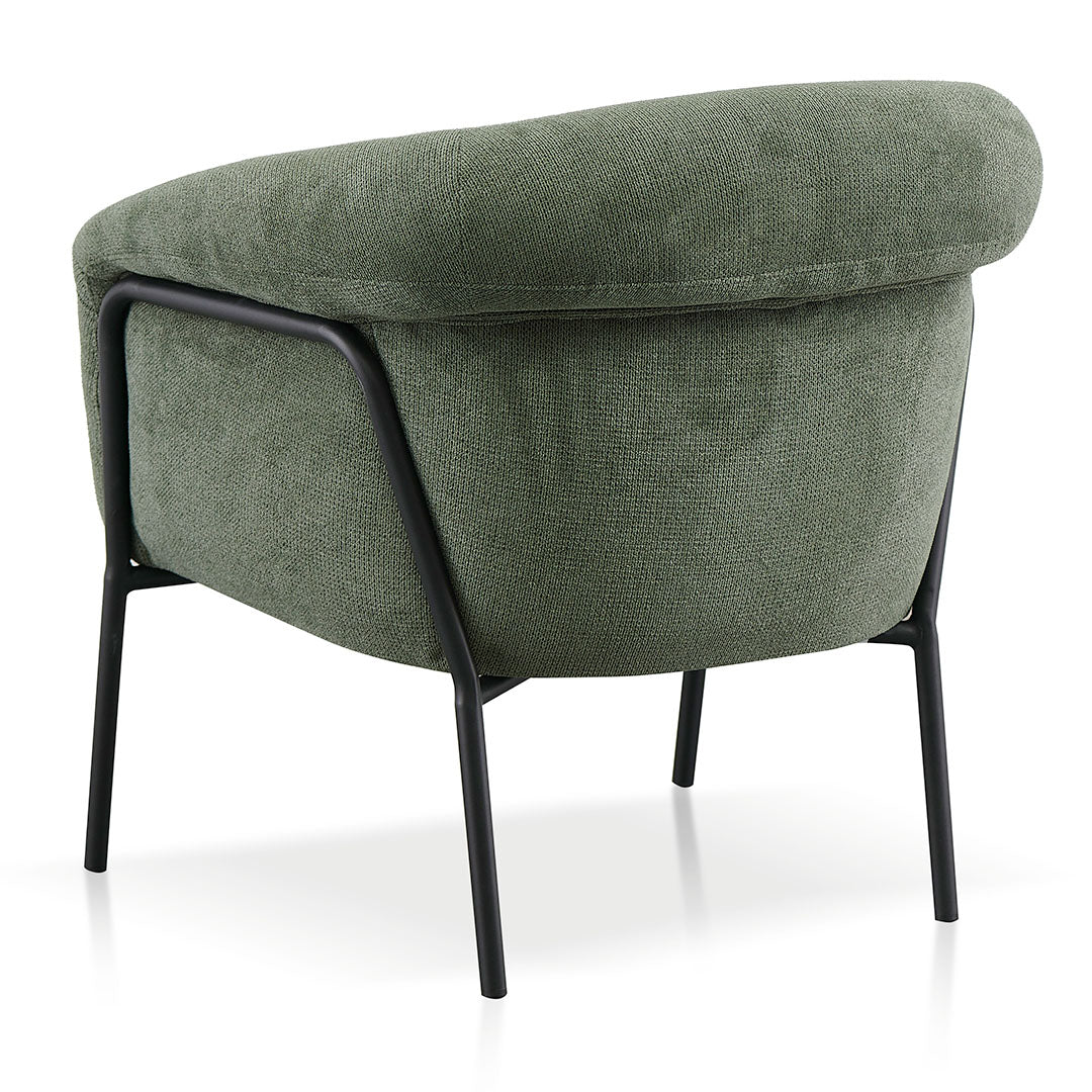 Thyme Green Fabric Armchair