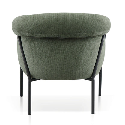 Thyme Green Fabric Armchair