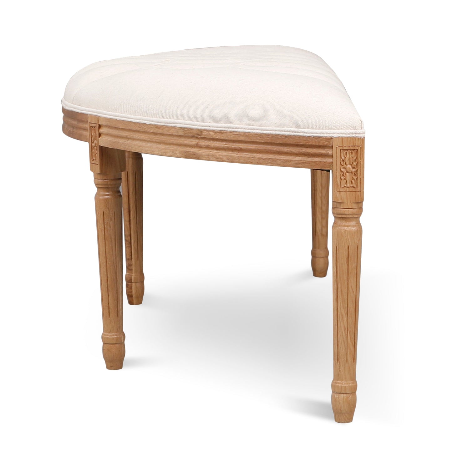 Oak Bench - Light Beige