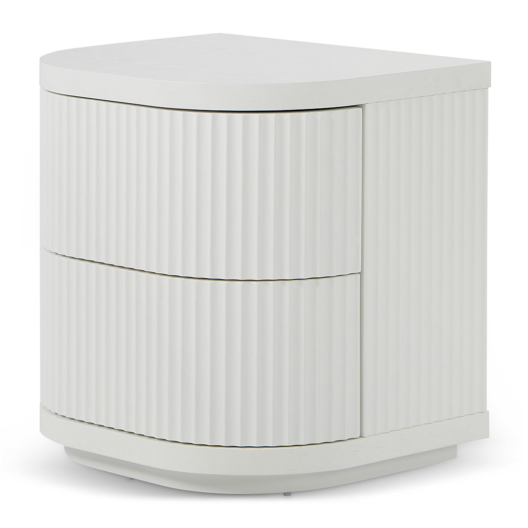 White Bedside Table