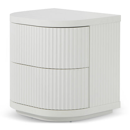 White Bedside Table