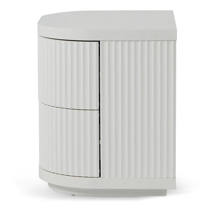 White Bedside Table