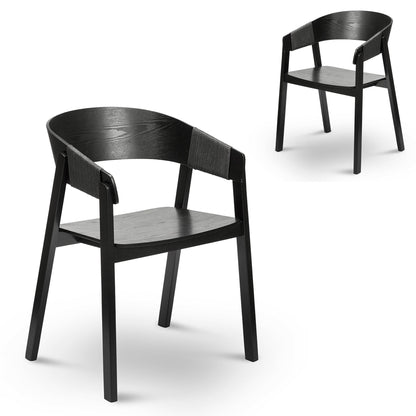 Black Dining Chair (Set of 2)