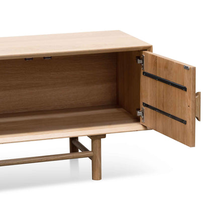 Natural Wooden TV Entertainment Unit - 1.8m