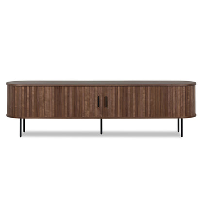 Walnut TV Entertainment Unit - 2m