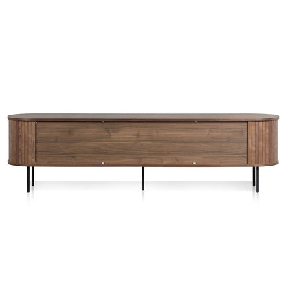 Walnut TV Entertainment Unit - 2m