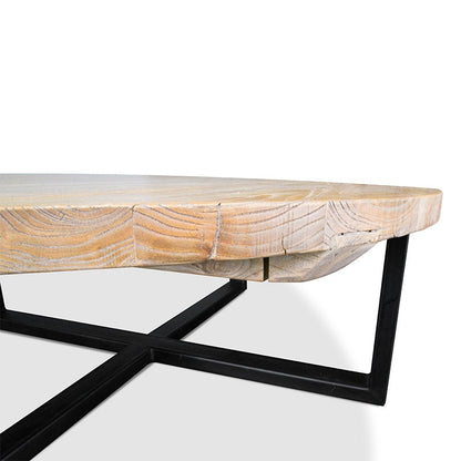 Reclaimed Round Coffee Table - 100cm