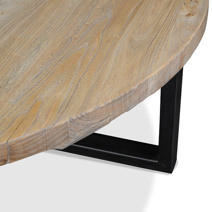 Reclaimed Round Coffee Table - 100cm