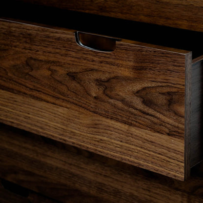 Walnut Chest with Four Drawers