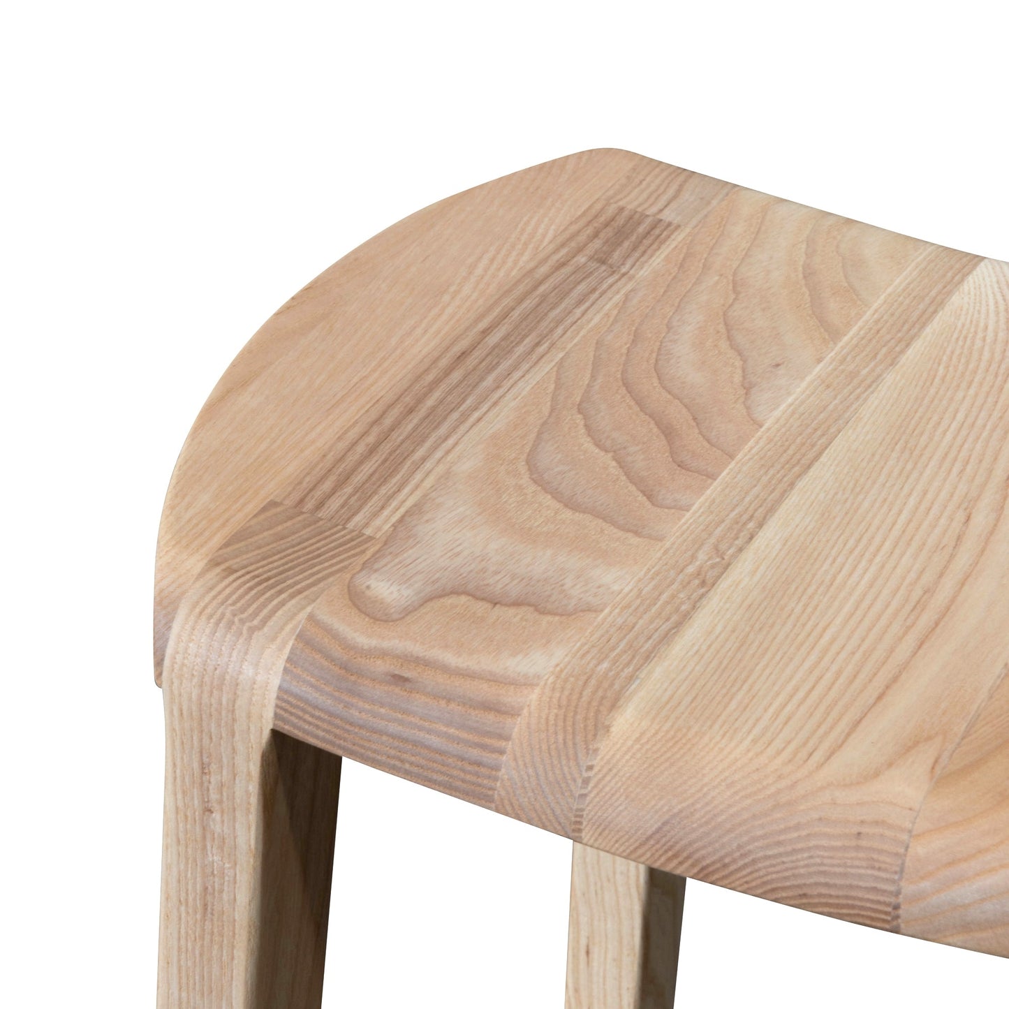 Wooden Bar Stool - Natural Ash