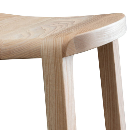 Wooden Bar Stool - Natural Ash