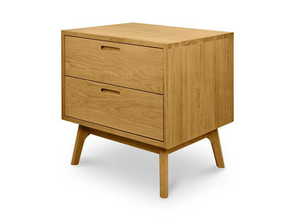 Wooden Bedside Table - Natural Oak