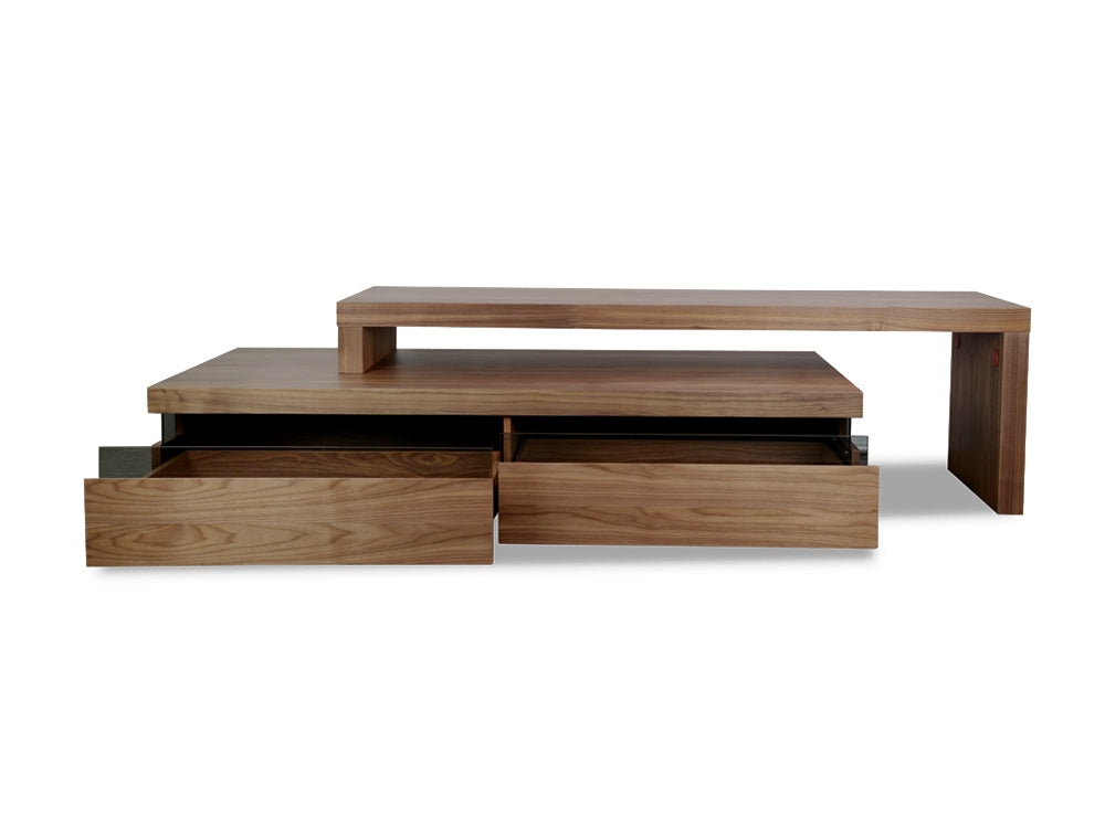 Lowline Walnut TV Entertainment Unit - 1.7-2.8m