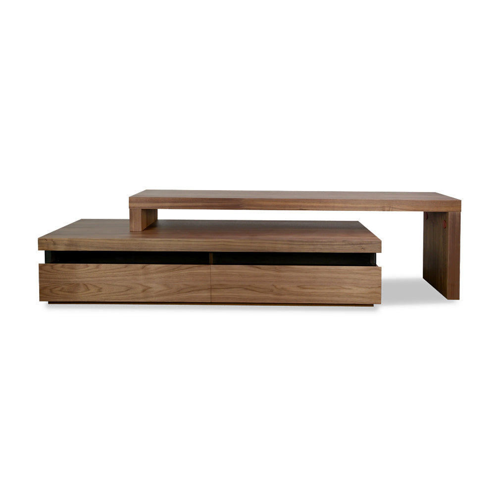 Lowline Walnut TV Entertainment Unit - 1.7-2.8m