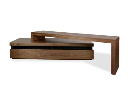 Lowline Walnut TV Entertainment Unit - 1.7-2.8m