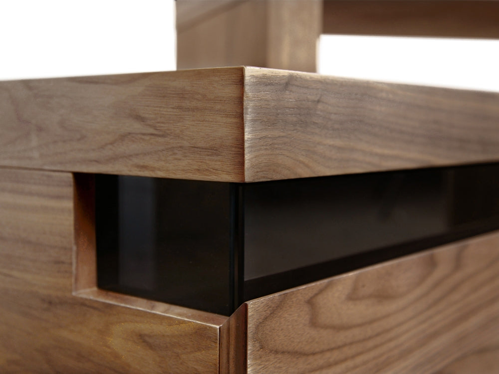 Lowline Walnut TV Entertainment Unit - 1.7-2.8m