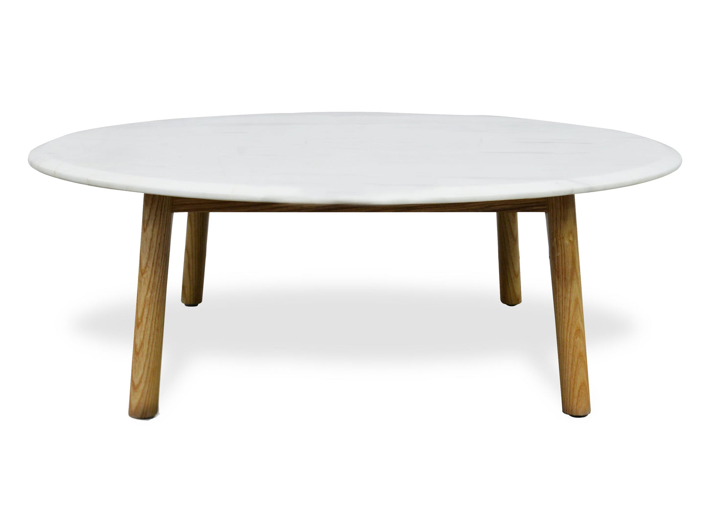 Marble Round Coffee Table - 100cm Natural