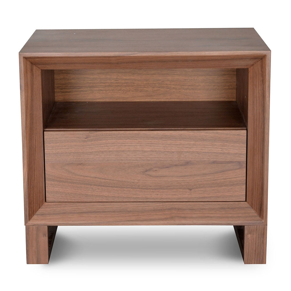 Walnut Bedside Table