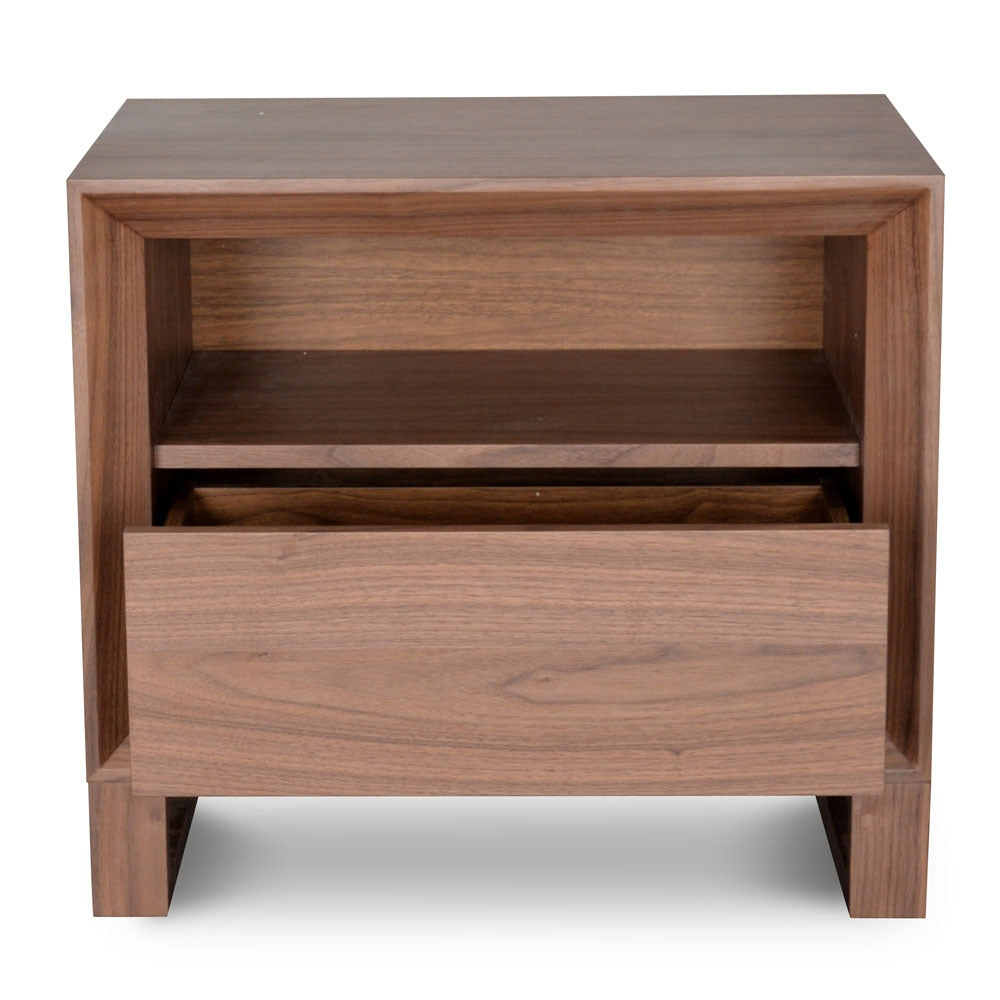 Walnut Bedside Table