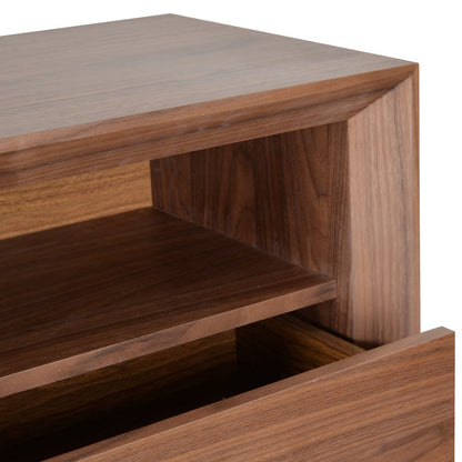 Walnut Bedside Table