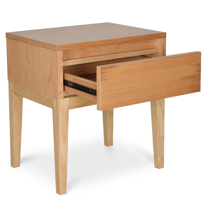 Nordic Natural Oak Bedside Table