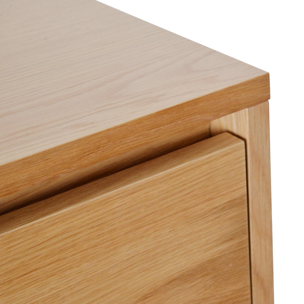 Nordic Natural Oak Bedside Table