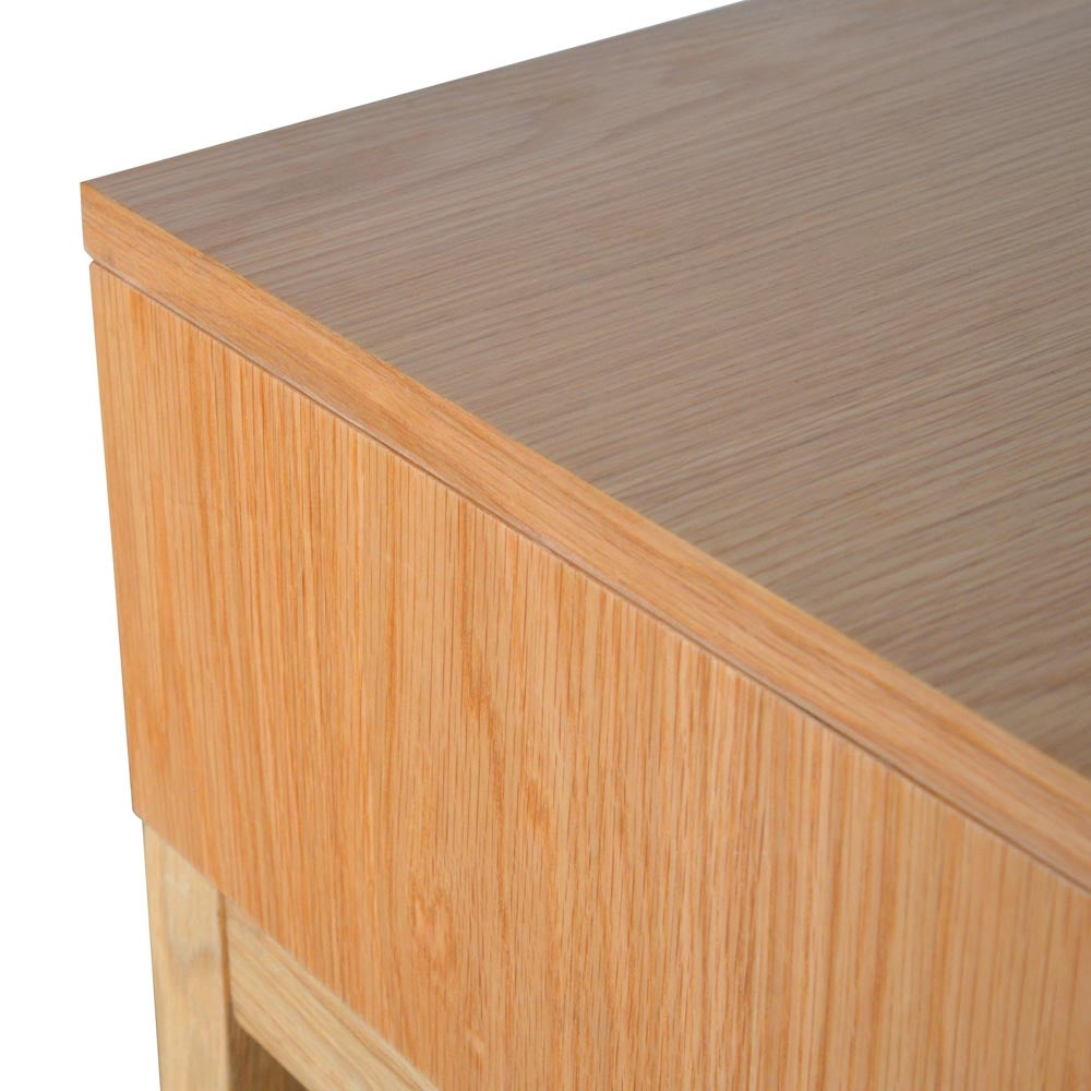 Nordic Natural Oak Bedside Table