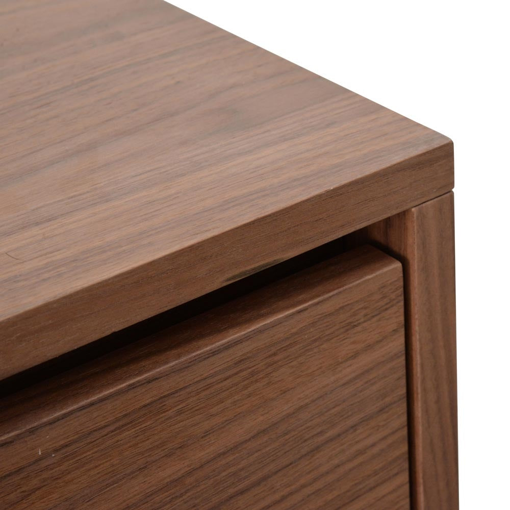 Walnut Bedside Table