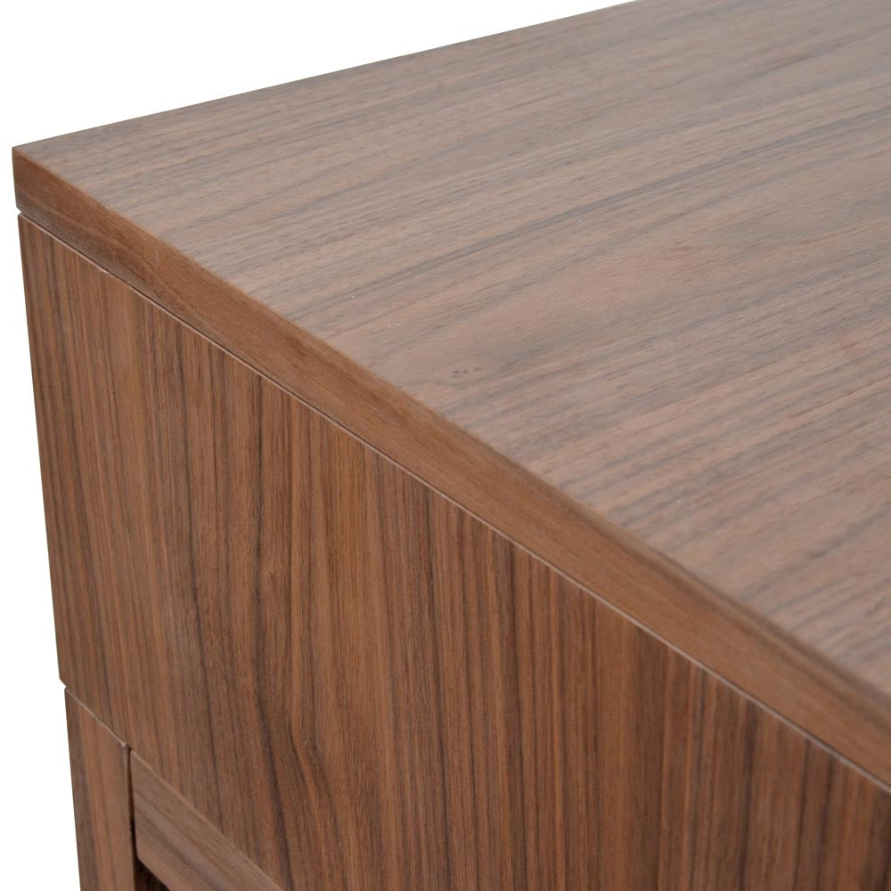 Walnut Bedside Table