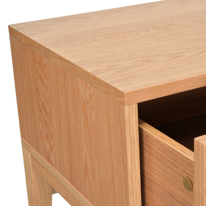 Natural Oak Bedside Table