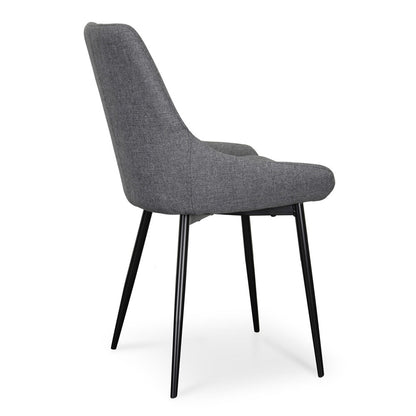 Dark Grey Dining Chair (Set of 2)