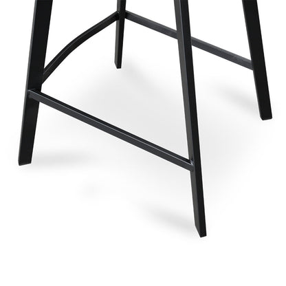 Dark Grey Bar Stool - Set of 2 (65cm)