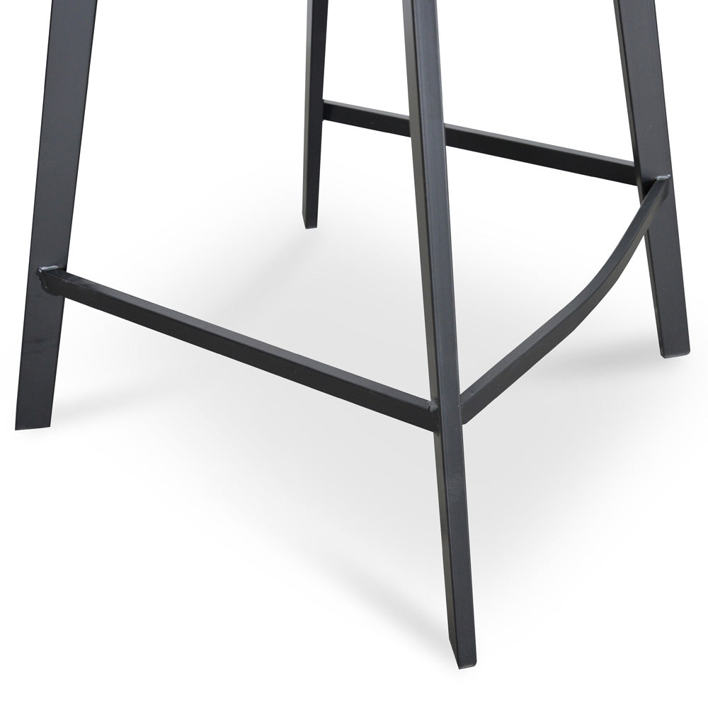 Dark Grey Bar Stool - Set of 2 (65cm)