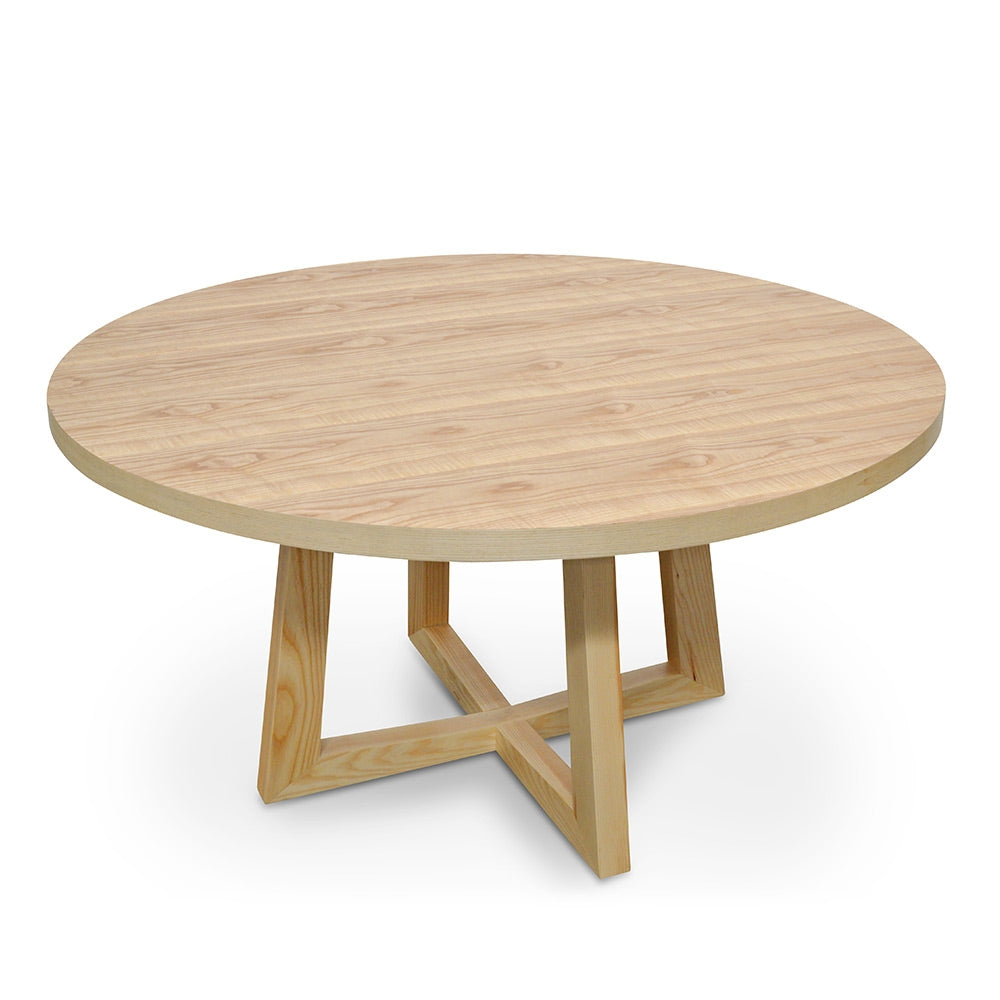 Round Dining Table - 1.5m Natural