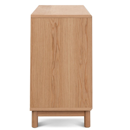 Natural Oak Three Drawer Dressing Table