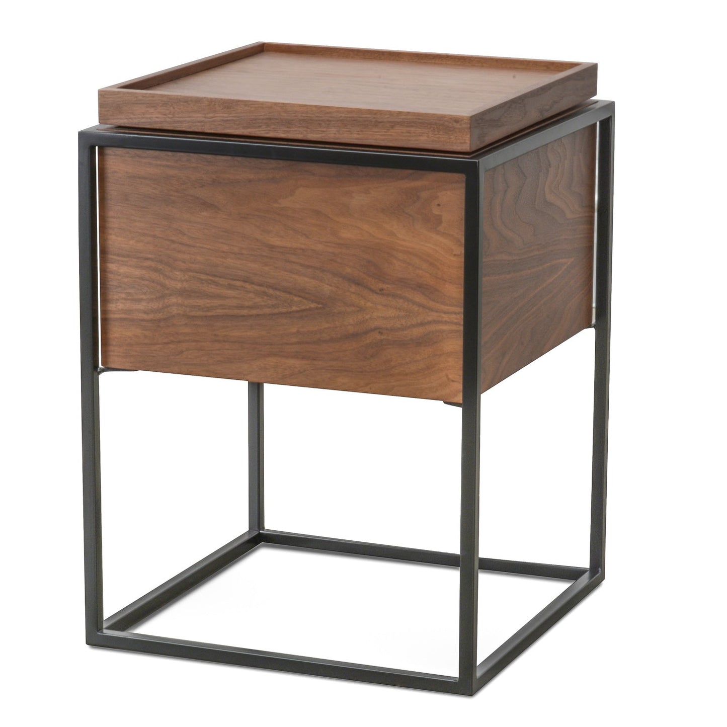 Walnut Oak Side Table
