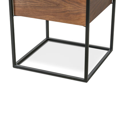 Walnut Oak Side Table