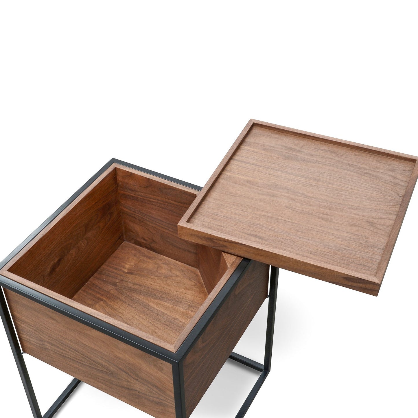 Walnut Oak Side Table