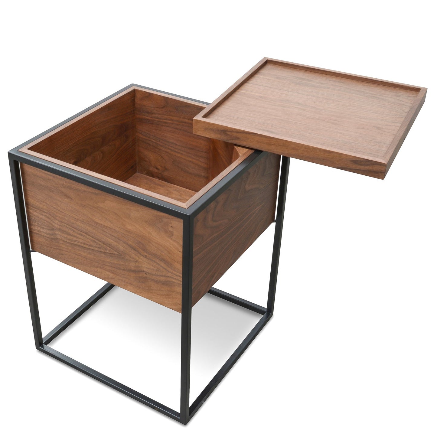 Walnut Oak Side Table